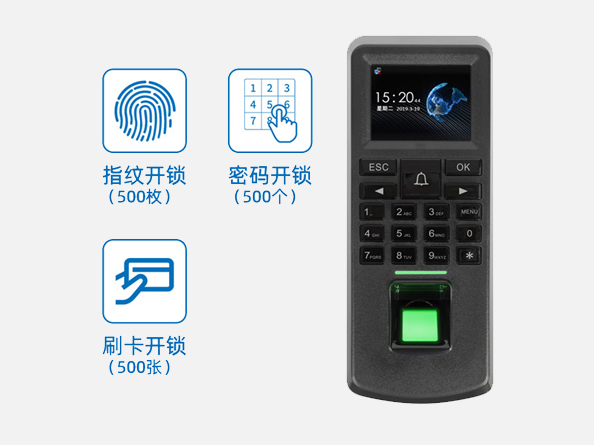 指纹门禁一体机ZD-C104