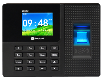 真地指纹考勤机ZD10U